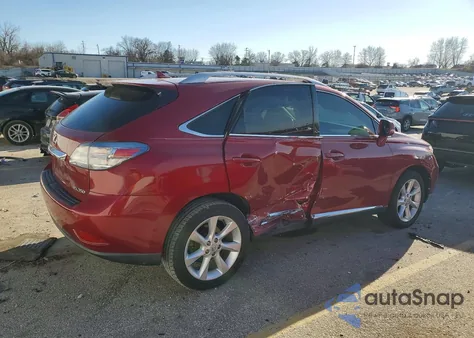 2011 Lexus Rx 350 из США, поврежденный, VIN 2T2BK1BA1BC093937